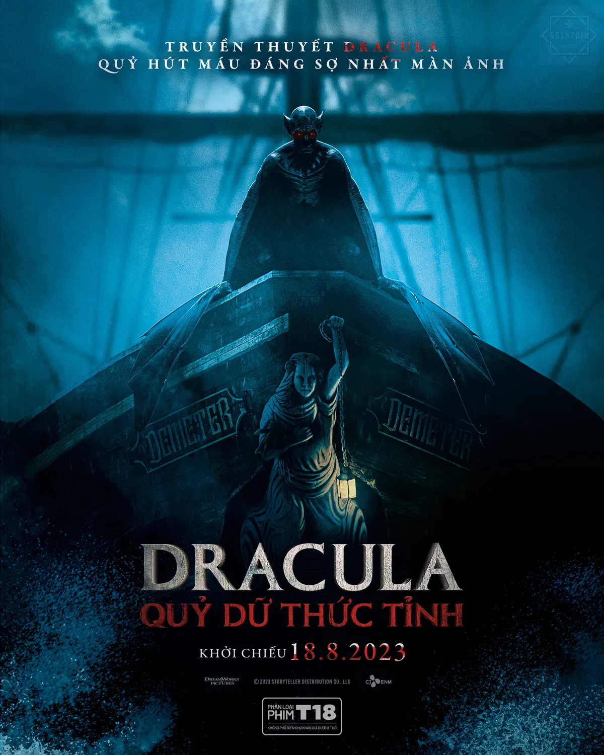 Poster phim The Last Voyage Of The Demeter (Dracula: Quỷ Dữ Thức Tỉnh)