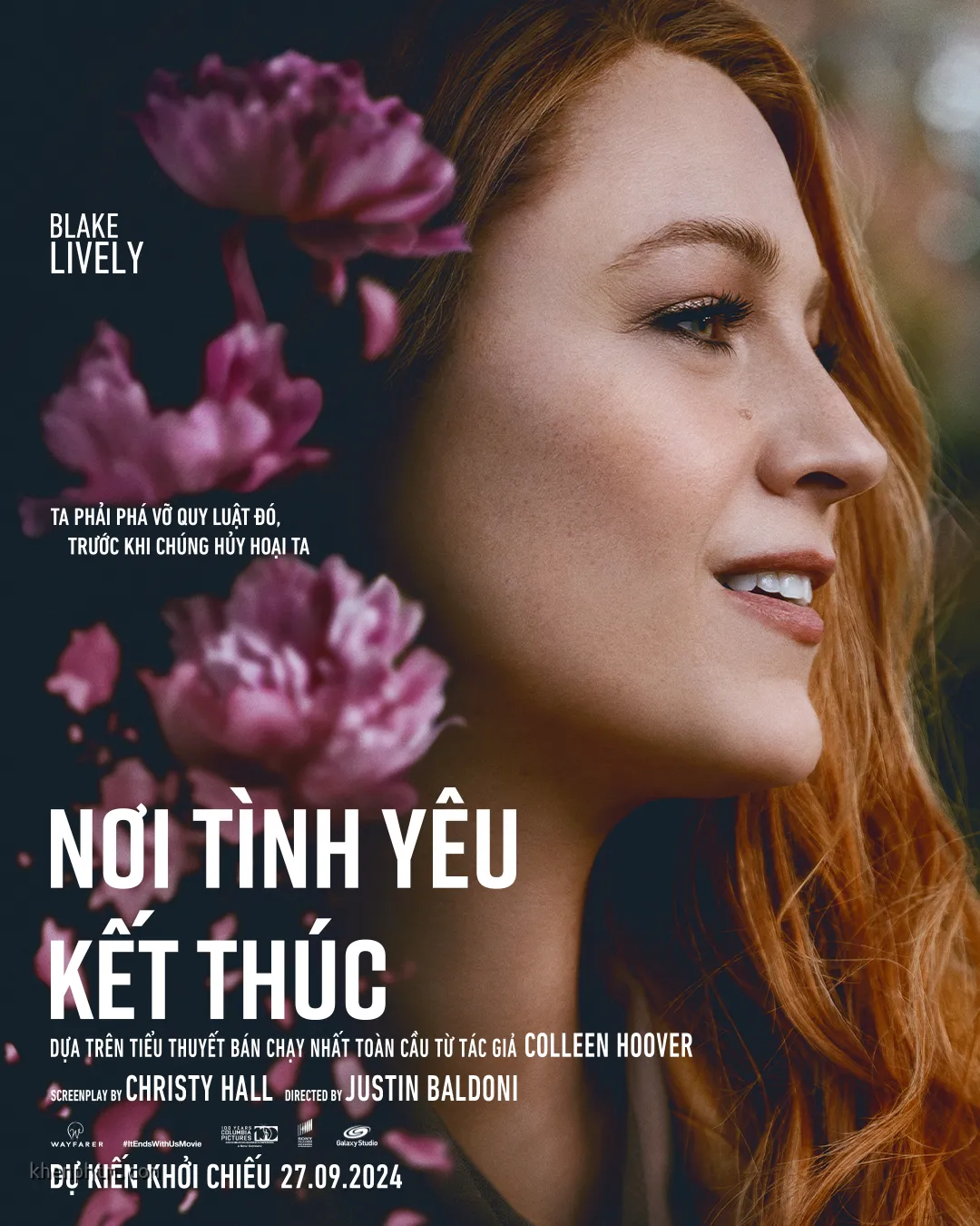 Poster phim It Ends With Us (Nơi Tình Yêu Kết Thúc)